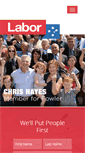 Mobile Screenshot of chrishayesmp.com